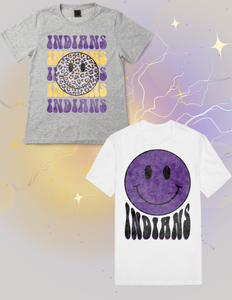 Indians Retro Smiley