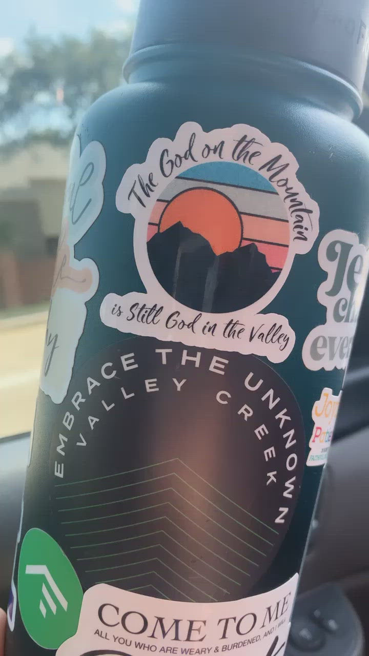 God of the Mountain Sticker