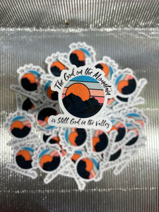 God of the Mountain Sticker