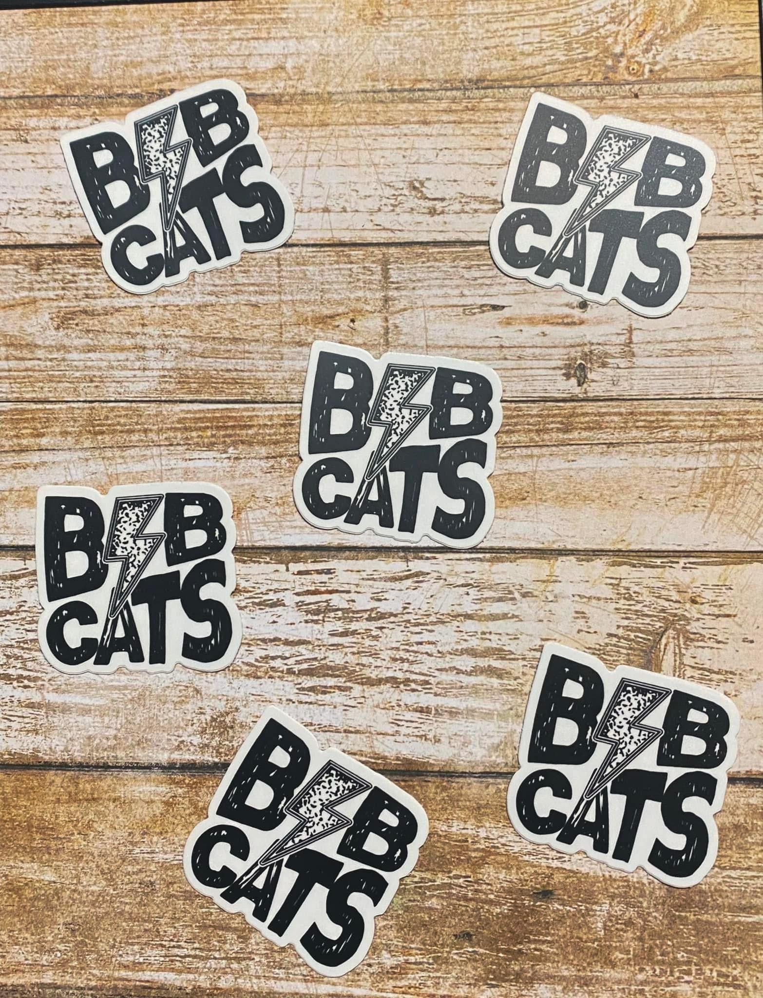 Bobcats Lightning Sticker