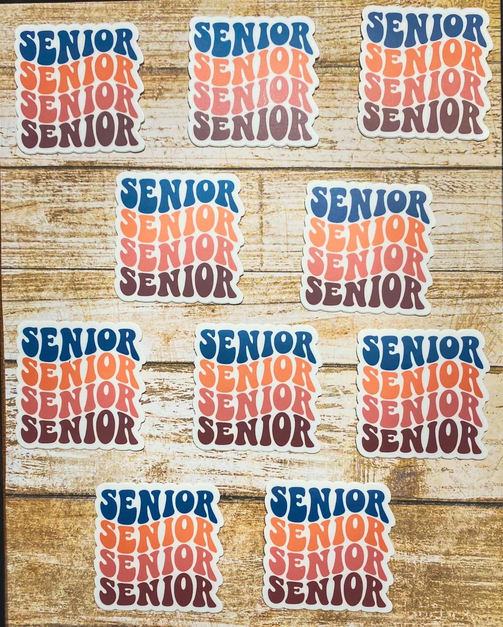 Groovy Senior Sticker